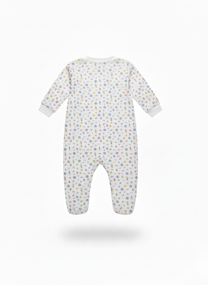 PELELE DE MANGA LARGA BLANCO CON ESTAMPADAO DE DULCES