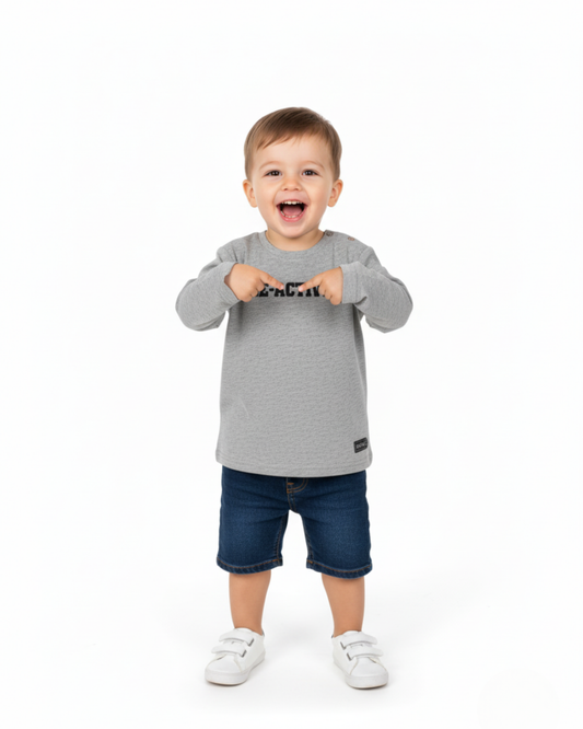 CAMISETA BE ACTIVE GRIS