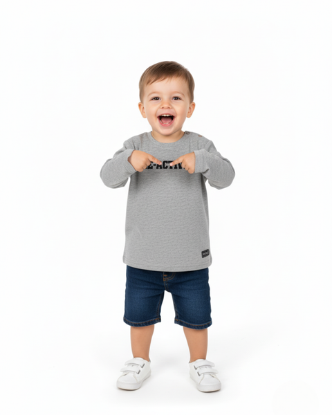 CAMISETA BE ACTIVE GRIS