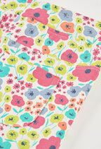 BERMUDAS DE FELPA CON ESTAMPADO DE FLORES