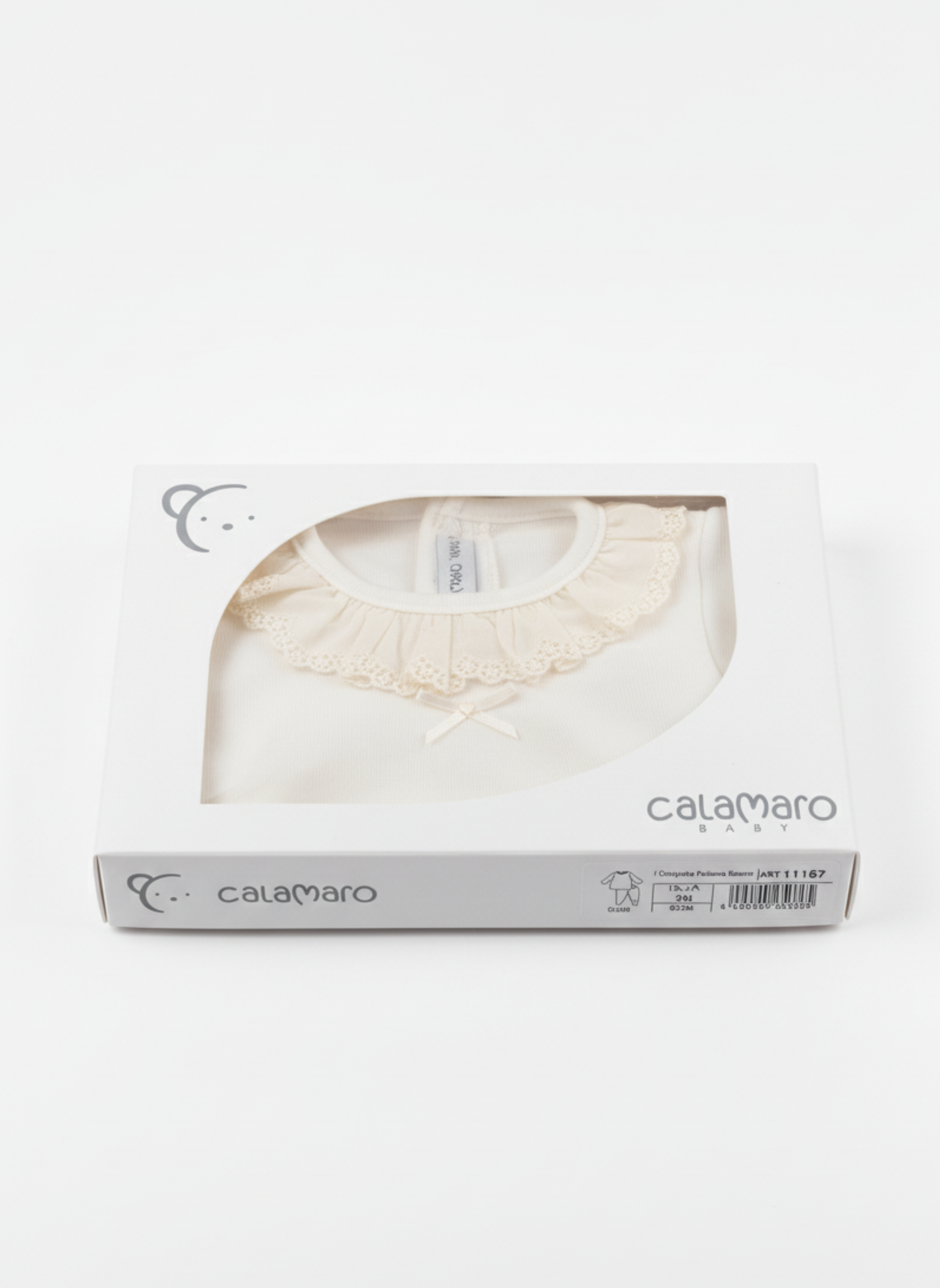 CONJUNTO TOP Y PANTALÓN CRUDO CON DETALLES DE ENCAJE