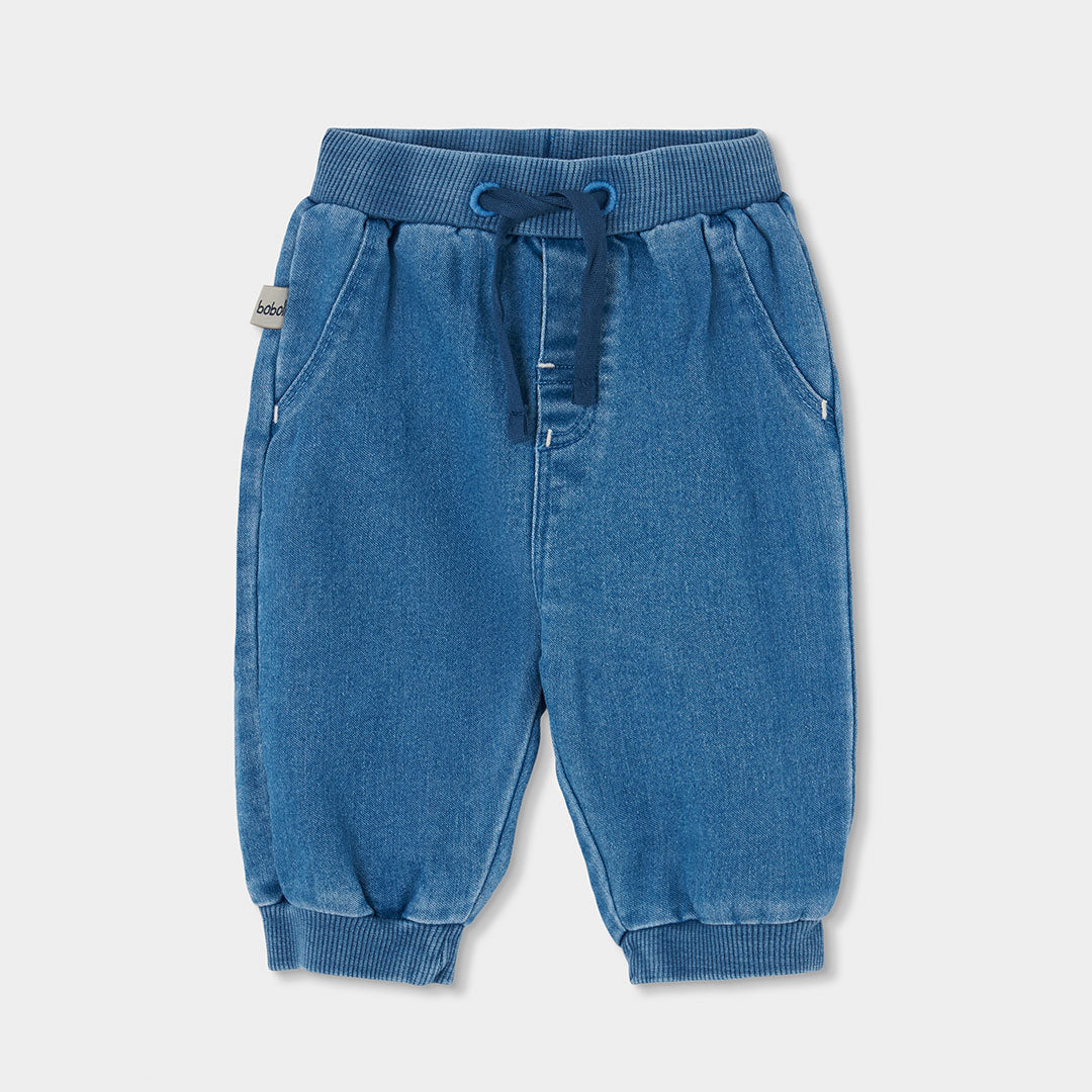 PANTALÓN DE PUNTO PARA BEBÉ VAQUERO