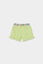 BERMUDAS POPELIN DE CUADROS VERDE