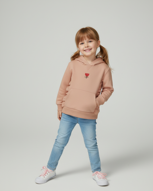 SUDADERA ROSA NIÑA
