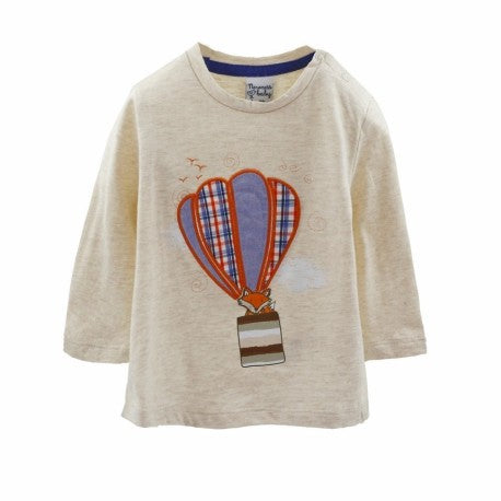 CAMISETA MANGA LARGA GLOBO AEROSTÁTICO