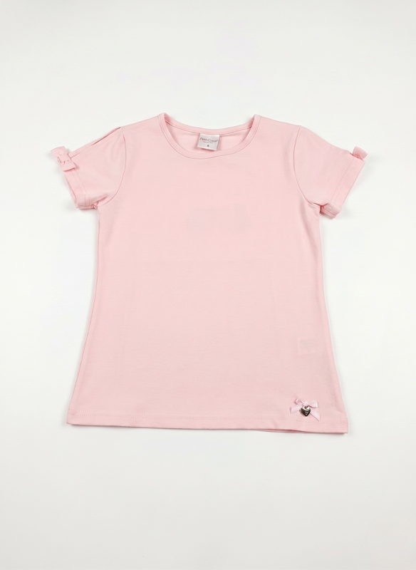 CAMISETA DE MANGA CORTA ROSA BÁSICA
