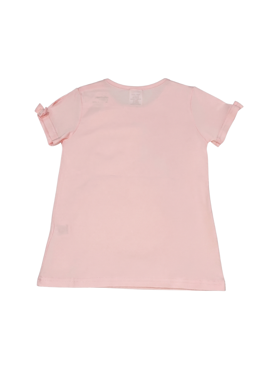 CAMISETA DE MANGA CORTA ROSA BÁSICA