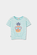 CAMISETA DE PUNTO CON PIÑA