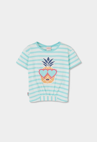 CAMISETA DE PUNTO CON PIÑA