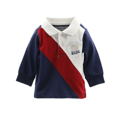 POLO MANGA LARGA CON LOGO