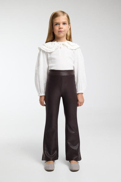 LEGGINGS NIÑA TÉRMICO CHOCOLATE NEGRO
