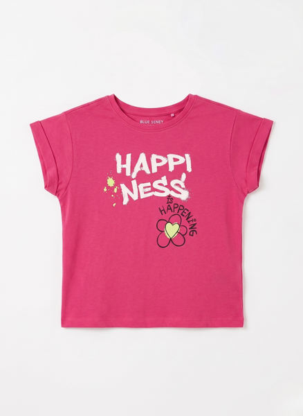 CAMISETA DE MANGA CORTA HAPPINESS
