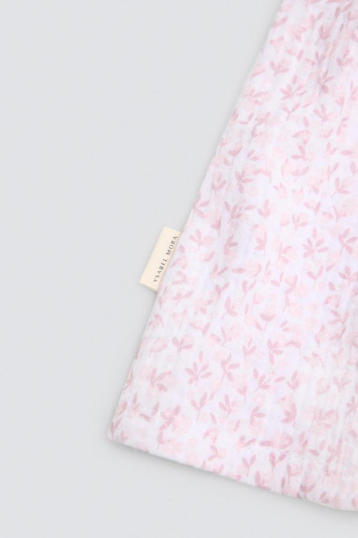 VESTIDO DE BEBÉ SIN MANGAS BLANCO CON ESTAMPADO
