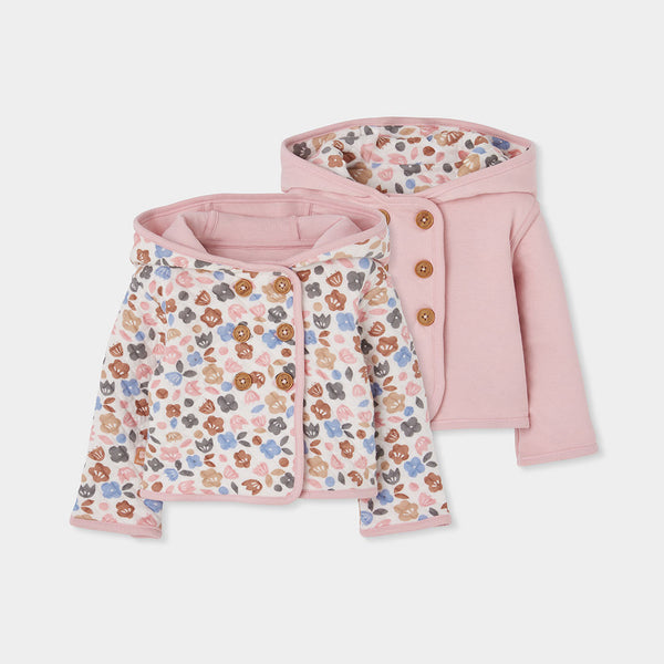CHAQUETA DE PUNTO REVERSIBLE BEBÉ