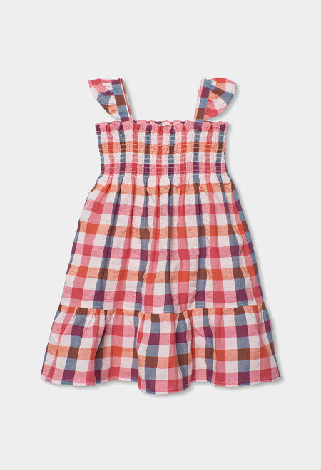 VESTIDO A CUADROS MULTICOLOR