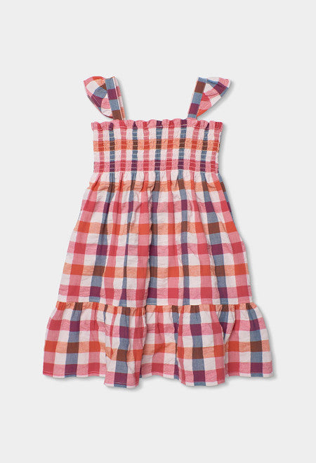VESTIDO A CUADROS MULTICOLOR