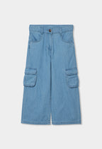 PANTALÓN DENIM AZUL BLEACH
