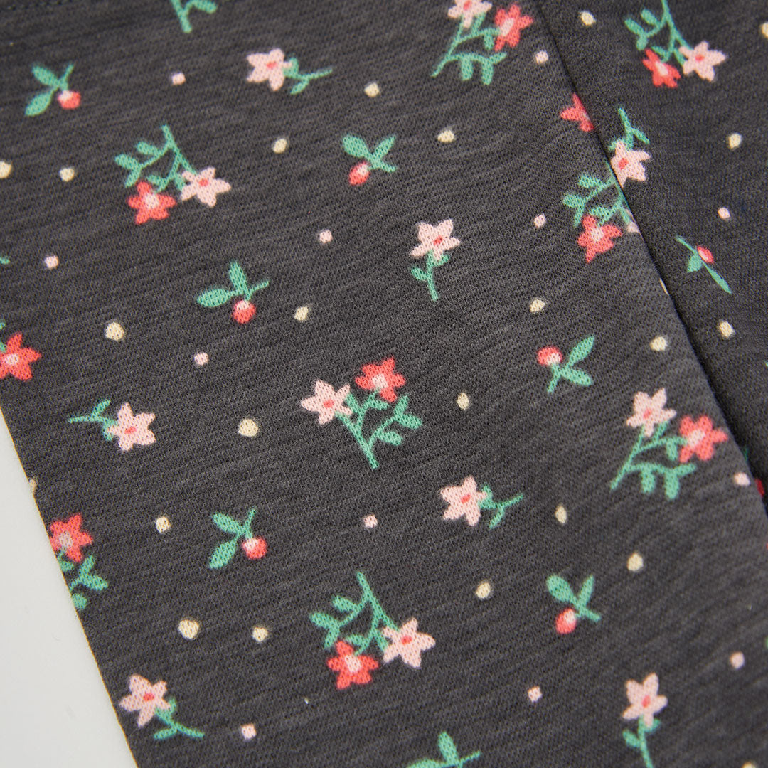 LEGGINGS PARA NIÑA CON ESTAMPADO DE FLORES