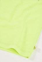 CAMISETA DE PUNTO A UN HOMBRO VERDE NEÓN