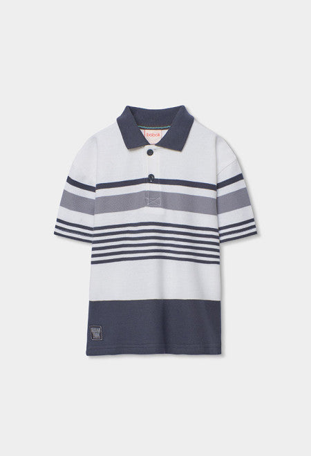 POLO PIQUÉ LISTADO MULTICOLOR