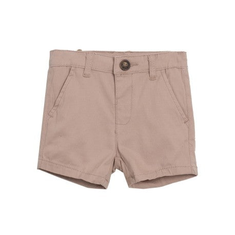 PANTALÓN SHORT BEIGE BÁSICO