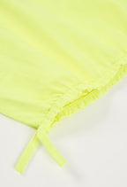 CAMISETA DE PUNTO CON FLOR VERDE NEÓN