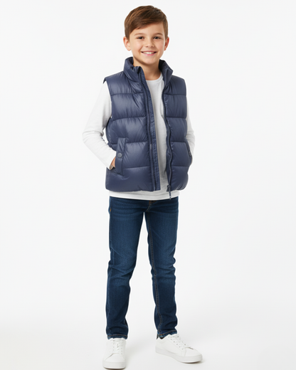 CHALECO AZUL MARINO NIÑO