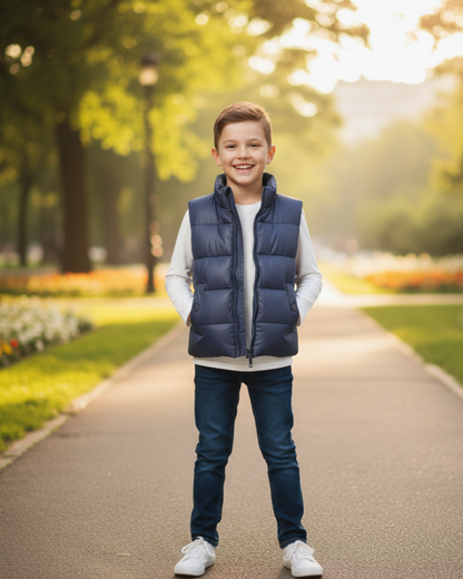 CHALECO AZUL MARINO NIÑO