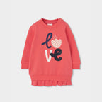 CONJUNTO DE PUNTO NIÑA LOVE MANGA LARGA