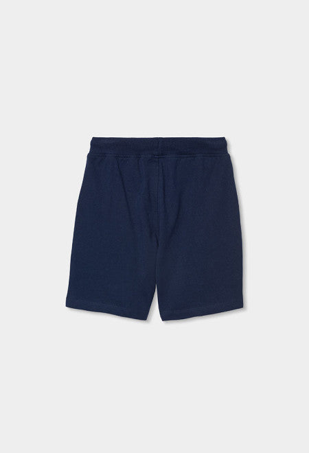 BERMUDAS DE PUNTO AZUL MARINO