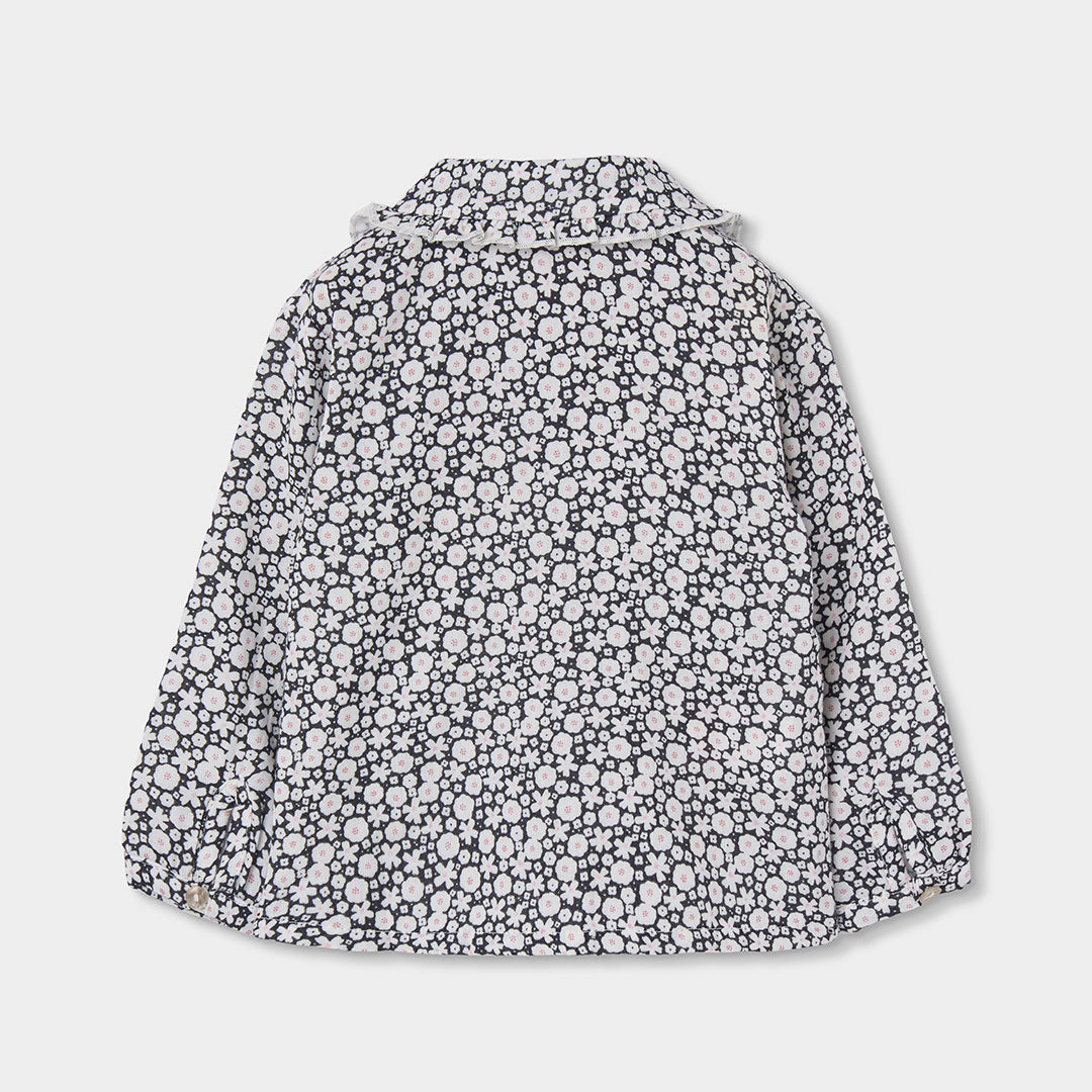 BLUSA DE MUSELINA CON ESTAMPADO DE FLORES