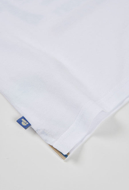 CAMISETA DE PUNTO BLANCO BEACH