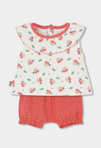 CONJUNTO DE PUNTO CON ESTAMPADO DE MARIQUITA