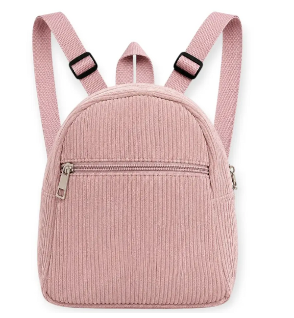 MOCHILA DE PANA ROSA EMPOLVADO
