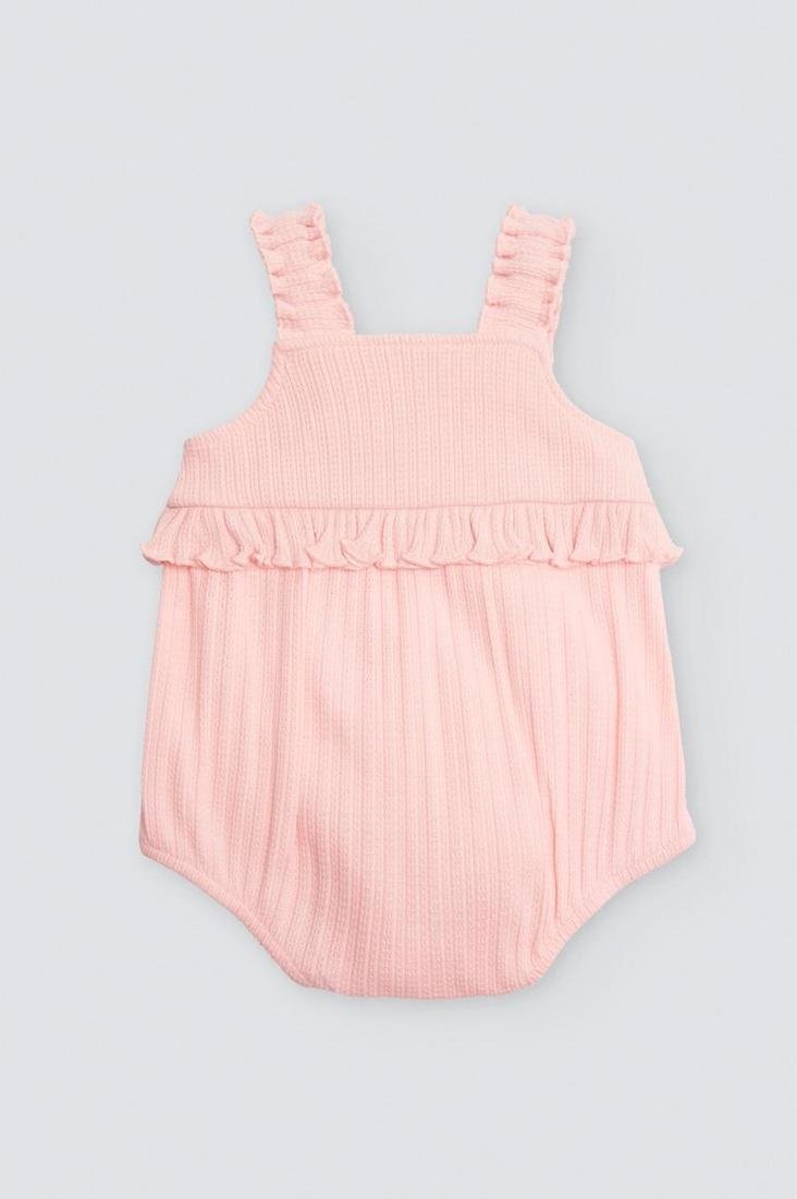 PETO DE BEBÉ ROSA DE TIRANTES