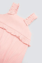 PETO DE BEBÉ ROSA DE TIRANTES