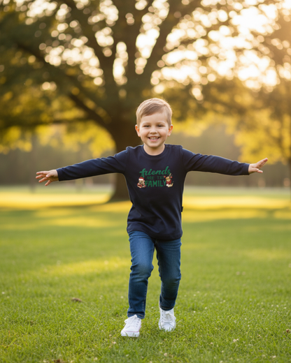CAMISETA FRIENDS NAVIDAD MARINO