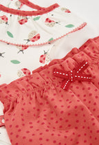 CONJUNTO DE PUNTO CON ESTAMPADO DE MARIQUITA