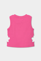 TOP EN CANALÉ ROSA