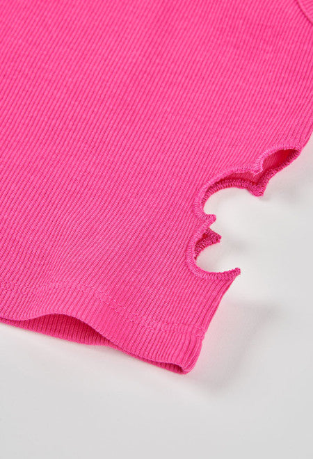 TOP EN CANALÉ ROSA