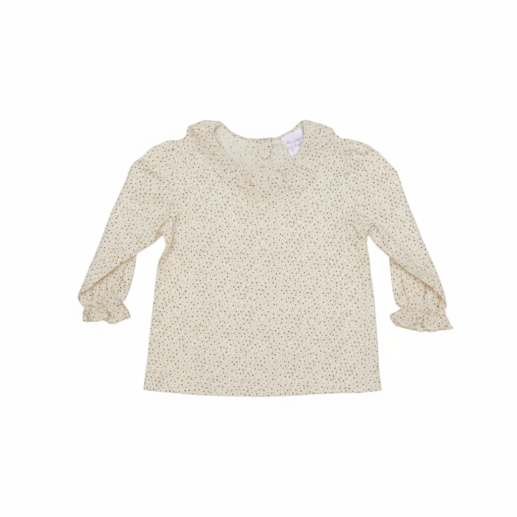 BLUSA CON ESTAMPADO DE TOPITOS