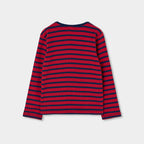 CAMISETA DE PUNTO CANALÉ DE NIÑA DE RAYAS