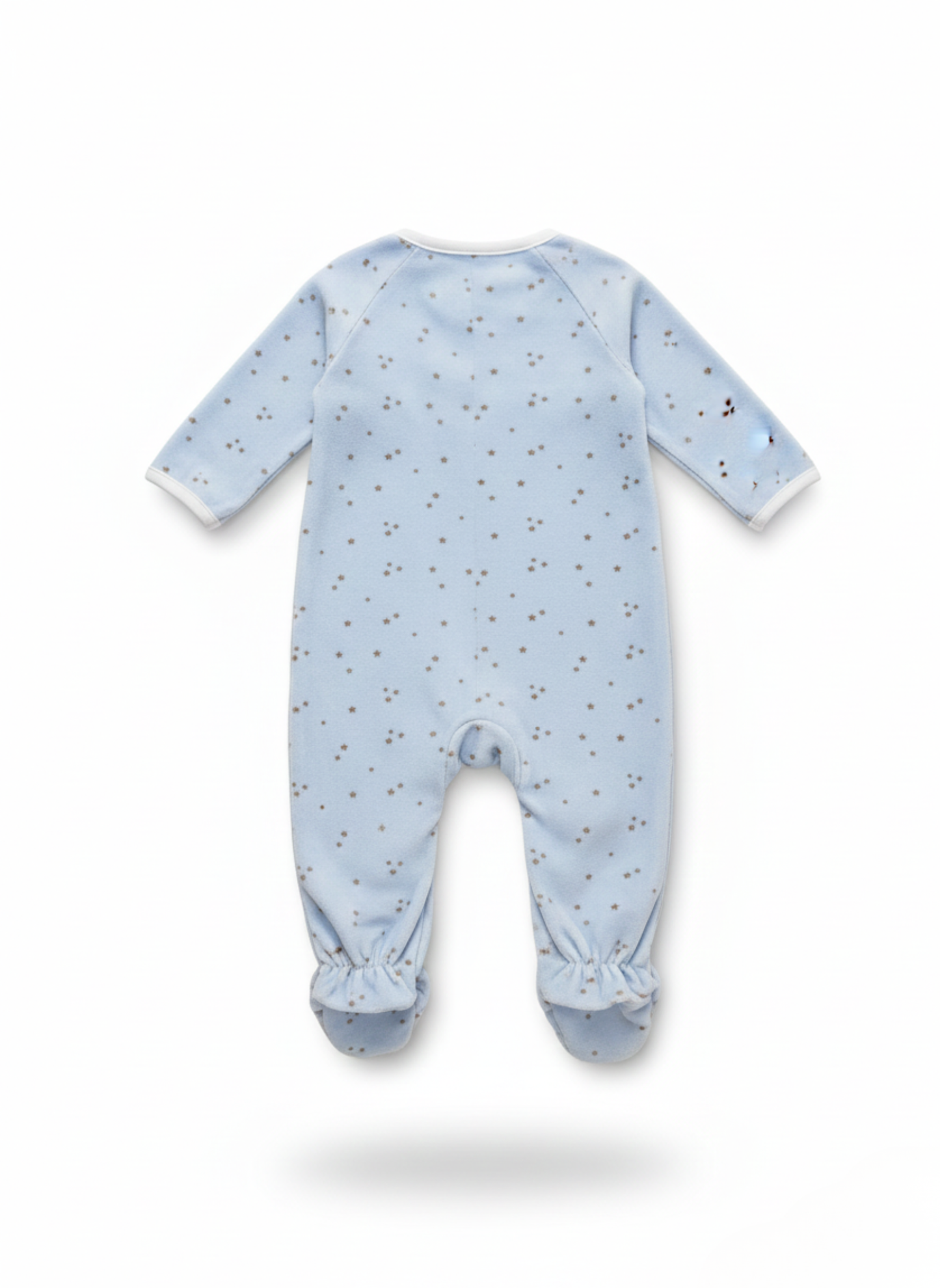 PELELE DE MANGA LARGA AZUL CON LUNARES Y LEÓN