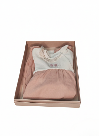 PACK DE 2 PELELES DE MANGA LARGA ROSA Y ESTAMPADO DE FLORES