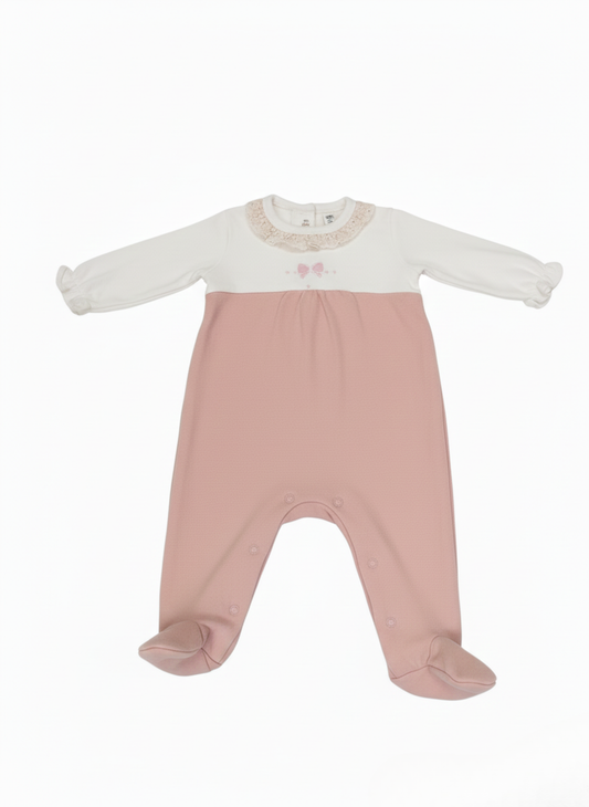 PACK DE 2 PELELES DE MANGA LARGA ROSA Y ESTAMPADO DE FLORES