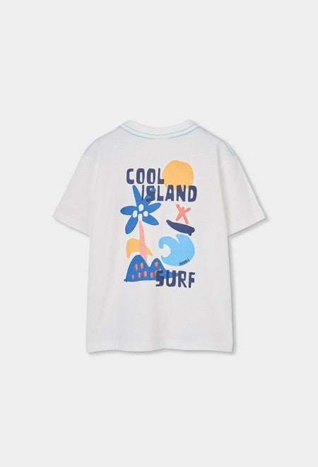 CAMISETA BLANCA BEACH