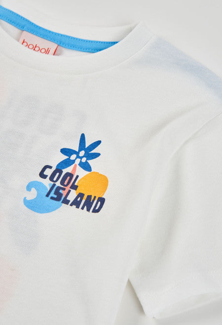 CAMISETA BLANCA BEACH