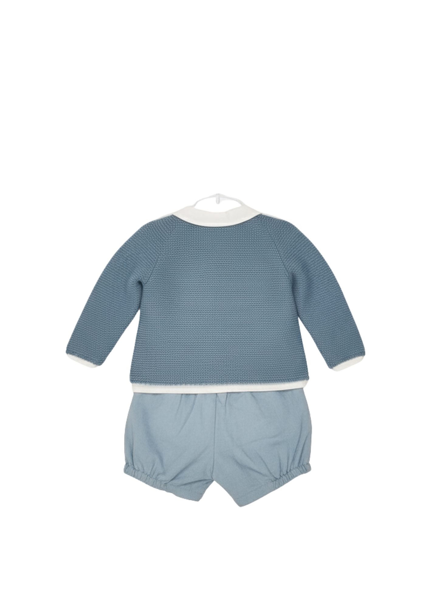 CONJUNTO DE TRES PIEZAS AZUL MARINO