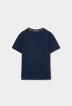 CAMISETA DE PUNTO AZUL MARINO