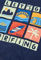 CAMISETA DE PUNTO AZUL MARINO